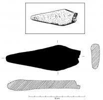 AGS-2001 - Aiguisoir façonnépierreAiguisoir façonné en pierre, de forme oblongue (parallélépipédique, losangique...).