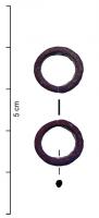 ANO-4017 - Anneau circulaire simplebronzeAnneau circulaire simple de section circulaire, sans décor, de diamètre inférieur à 20 mm.