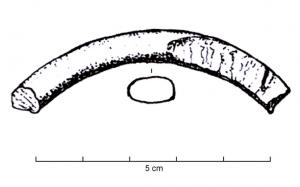 BRC-1047 - Bracelet en ligniteligniteBracelet annulaire, à jonc inorné de section ovalaire.