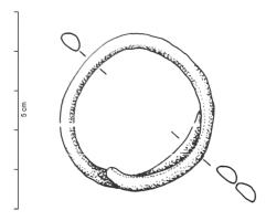 BRC-1183 - Bracelet spiralébronzeBracelet constitué de plusieurs enroulements fins, superposés, d'un jonc lisse inorné, de section semi-circulaire en D. 