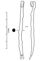 CPO-2005 - Coupe-ongleferCoupe-ongle à section filiforme; tête enroulée et pointe bifide.