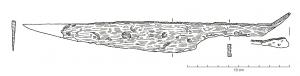 CTO-3015 - Couteau à soieferCouteau à large soie plate dont l'extrémité est martelée et orientée à 45° vers le haut, le dos de la lame est rectiligne, le tranchant est droit ou légèrement convexe. 
