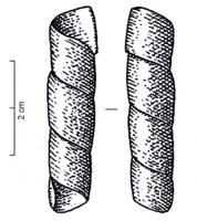 FIL-1006 - Ruban spiralébronzeSorte de tube formé par un enroulement hélicoïdal de ruban.