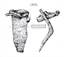 FMC-4039 - Fragments de moraillonferFiche destinée à regrouper les fragments de moraillons en fer dont la forme est indéterminée.