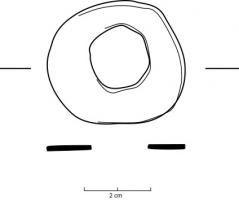 MEC-9002 - Rondelle circulaire fineferPlaque circulaire avec ajour important centrée, d'une diamètre allant de 20 à 50 mm. La tôle est peu épaisse (inf. à 3 mm).