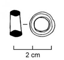 PRL-1011 - Perle à section circulaire, ovale ou demi-circulaire, inornéebronzeà répartir sur les fiches suivantes : 
- PRL-1031 : section ovalo-triangulaire, externe concave;
- PRL-1037 : section demi-circulaire; 
- PRL-1038 : section circulaire ou ovale