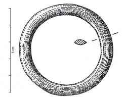 ANO-1016 - Anneau massif fermébronzeAnneau massif fermé, de section losangique ou lenticulaire, de diamètre supérieur ou égal à 50 mm.