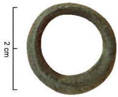 ANO-1037 - Anneau massif fermébronzeAnneau fermé, de section losangique ou lenticulaire, de diamètre inférieur à 50mm. 
