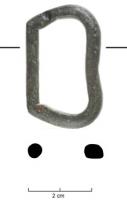BAC-6064 - Boucle réniforme mouléecuivreBoucle réniforme moulée, en alliage cuivreux.