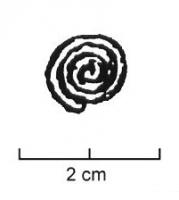 FIL-1003 - Fil enroulé bronzeFil enroulé en forme de spirale