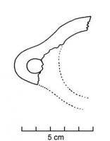 LMP-2001 - Lampe grecque indéterminéeterre cuiteFragment de lampe grecque, mais de type indéterminé (fragment).
