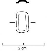 ACE-7025 - Applique rectangulaire emboutiecuivreTôle fine rectangulaire, emboutie, avec un rebord sur tout le pourtour. L'objet présente un profil creux.