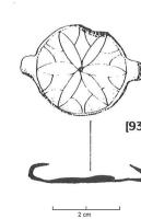 AGR-8007 - Agrafe à double crochet : corps circulairecuivreAgrafe à double crochet à corps circulaire, décoré ou non. 