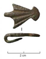 AGR-9208 - Agrafe de vêtementbronzeAgrafe en forme de mouche, un crochet acéré au revers.