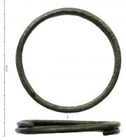 BRC-2119 - Bracelet spiralé ouvert bronzeBracelet spiralé ouvert, de quelques spires, sans tampons