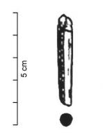 IND-1082 - Épingle ou aiguille indéterminéeosFragment d'épingle ou d'aiguille