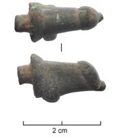 IND-4109 - Applique en forme de phallusbronzeApplique en forme de phallus, possèdant un tenon à sa base