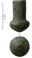 IND-4310 - Extrémité à boutonbronzeExtrémité tubulaire, terminée par un bouton sub-conique creux.