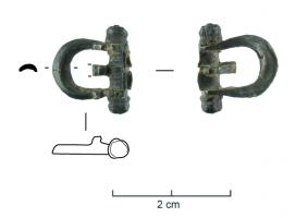 IND-4339 - BoucleargentPetite boucle (L. axe 15 mm) en 