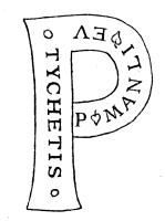 SIG-4100 - Signaculum en forme de PbronzeSignaculum en forme de lettre P.