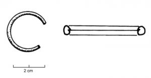 ANO-1029 - Anneau à section tubulairebronzeAnneau à section tubulaire, la tôle est repliée intérieurement pour former un tube; faible section.