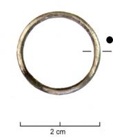 BAG-9104 - Anneau fin, fermé, de section circulairemétal blancAnneau en métal blanc, de section fine, circulaire, sans motif.