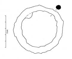 BRC-2028 - Bracelet fermé à section circulaireferBracelet fermé à section circulaire, ne présentant aucun décor.