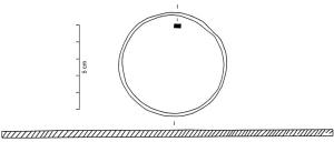 BRC-2041 - Bracelet fin à section quadrangulairebronzeBracelet fin à section plate, rectangulaire ou sub-rectangulaire, parfois trapézoïdale, orné d'incisions. La largeur de la tige est comprise entre 2 et 5 mm.