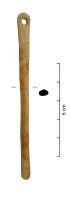 BTI-7003 - Broche de tisserandosOs long façonnée complètement de manière à former une 