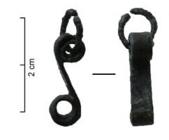 CHE-4007 - ChainettebronzeChaînette constituée de maillons en forme de volutes, associés entre eux par un petit anneau