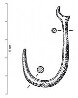 HAM-1005 - Hameçon à anneaubronzeHameçon filiforme muni d'un anneau obtenu par coulage ; section circulaire. La pointe effilée ne présente pas d'ardillon.