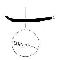 LMP-42706 - Lampe à bec rond, type indéterminé : M NOV IVSTterre cuiteLampe à bec rond,de type indéterminé ; sous le fond, marque imprimée en creux M NOV IVST.