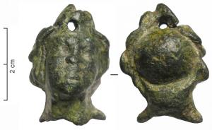 STE-4217 - Statuette : Satyre, indéterminébronzeFigurine représentant un Satyre : homme jeune, aux traits idéalisés