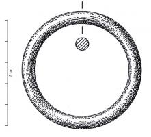 ANO-1015 - Anneau massif fermébronzeAnneau massif fermé, de section circulaire ou subcirculaire, de diamètre supérieur ou égal à 50 mm.