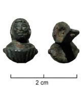 CLV-4011 - Clavette anthropomorphebronzeTPQ : 75 - TAQ : 200Clavette en forme de buste ,  coiffure 