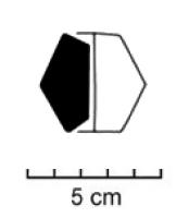 FUS-1030 - Fusaïole bitronconiqueterre cuiteFusaïole bitronconique, faces supérieure et inférieure concaves, inornée.


