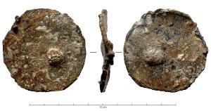 IND-4384 - Disque indéterminé
plomb
Disque épais, sans décor.