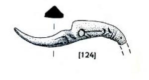 SIT-3043 - Anse de situle indéterminébronzeTPQ : -475 - TAQ : -30Fiche regroupant les anses ou fragments d'anse de situle dont le type est indéterminé.