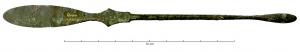SSP-4023 - Spatule-sonde type Riha AbronzeTPQ : 50 - TAQ : 300Instrument double constitué d'une tige plus ou moins renflée dans sa partie médiane, pourvue d'une spatule ovale-pointue avec 
