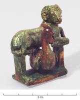 STE-4359 - Statuette zoomorphe : coq et bélierbronzeGroupe composé d'un bélier et d'un coq : attributs d'une figurine de Mercure.