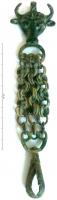 CLA-9008 - ClavendierbronzeClavendier, ou châtelaine, ou 