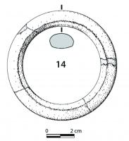 BRC-3641 - Bracelet en tôle sur noyau d'argile