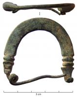 FIB-2607 - Fibule arquée phrygiennebronzeArc en arc de cercle aplati (