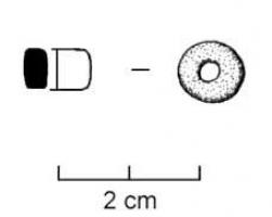 PRL-2007 - Perle cylindrique ou sub-cylindriqueambrePerle à parois rectilignes ou à peine arrondies, deux faces parallèles ou pratiquement planes.