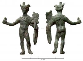 STE-4001 - Statuette : Hermès - Mercure de type égyptisant