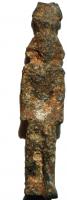 STE-4165 - Statuette : Divinité égyptienne deboutbronzeDivinité égyptienne debout dans la position traditionnelle de la 
