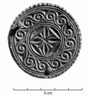 ACE-4008 - Applique
bronze
Applique de ceinture circulaire, à décor excisé (