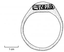 AES-4002 - Anneau fermé estampillé
bronze
Anneau fermé, marqué sur un écrasement d'une estampille nominale.