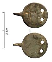 AGR-6011 - Crochet vestimentaire
argent
Crochet en tôle, constitué d'une plaque circulaire (allant parfois vers un contour