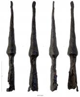 AXM-4002 - Axe de trémie de chargement de moulin
fer
Pièce à douille, comportant une partie conique dont le soulèvement permet de régler le débit de la trémie qui alimente un moulin mécanique.